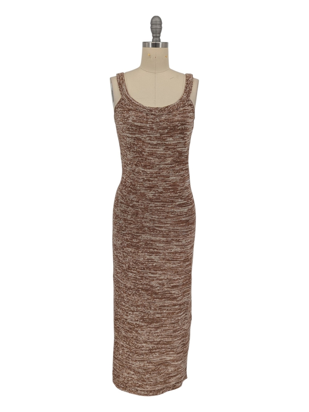 00766 NEW Another Girl Tank Sweater Dress Brown size 6 sustainable preppy fall